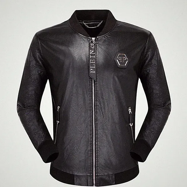 LEDERJACKE PHILIPP PLEIN JACKET PHILIP LEATHER MOTORRADJACKE BIKE NEU