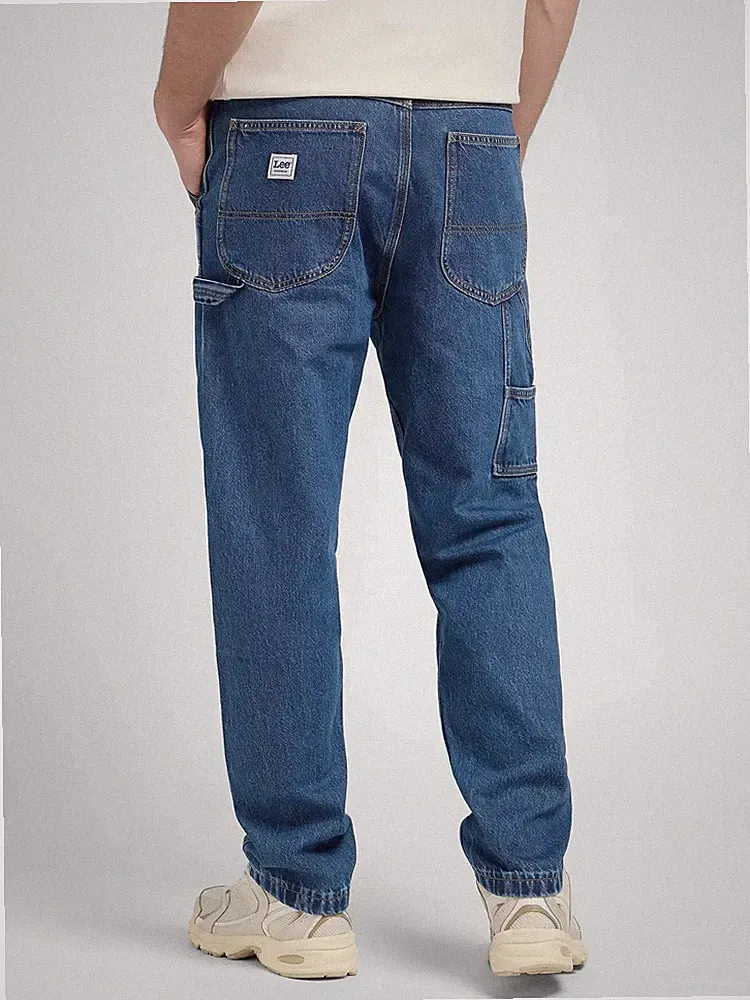 Lee - Herren Relaxed Tapered Fit Jeans - CARPENTER MID SHADE