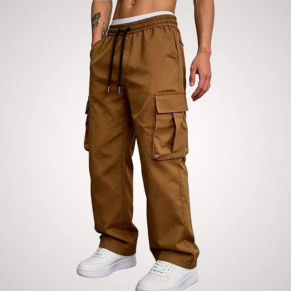 Leichte Stretch Cargohose für Herren für Jogging Training und für freizeit