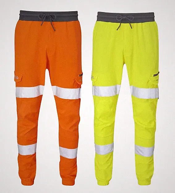 Leo Hawkridge Stretch Hi Vis Joggers Class 1 Slim Fit Jogginghose JT01