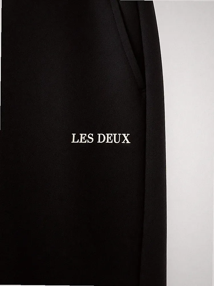 LES DEUX Herren Jogginghose / Sweatpants, Schwarz, Gr. XXL
