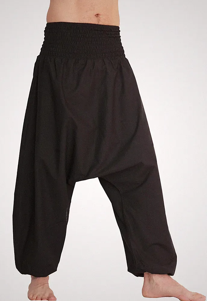 Leucht-Welten Haremshose Aladinhose für Damen und Herren, mitteltiefer Schritt