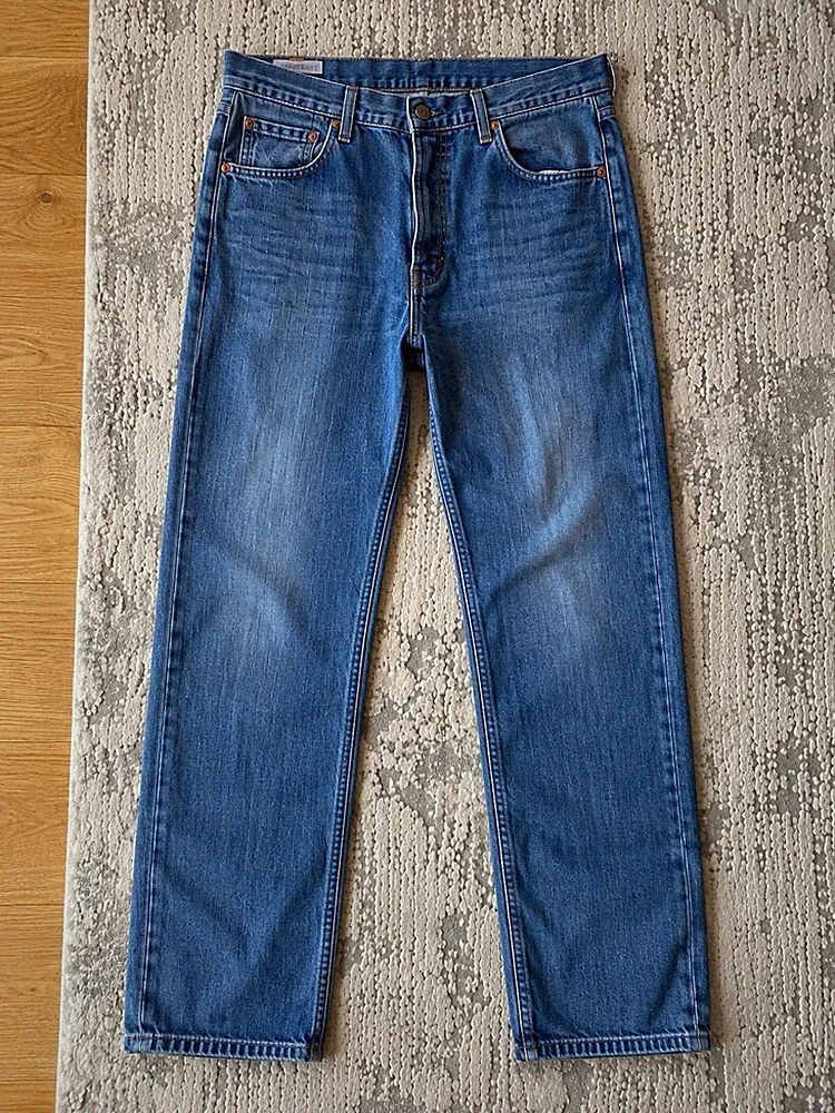 Levi's 502 Herren Jeans Dunkelblau W33 L34 003