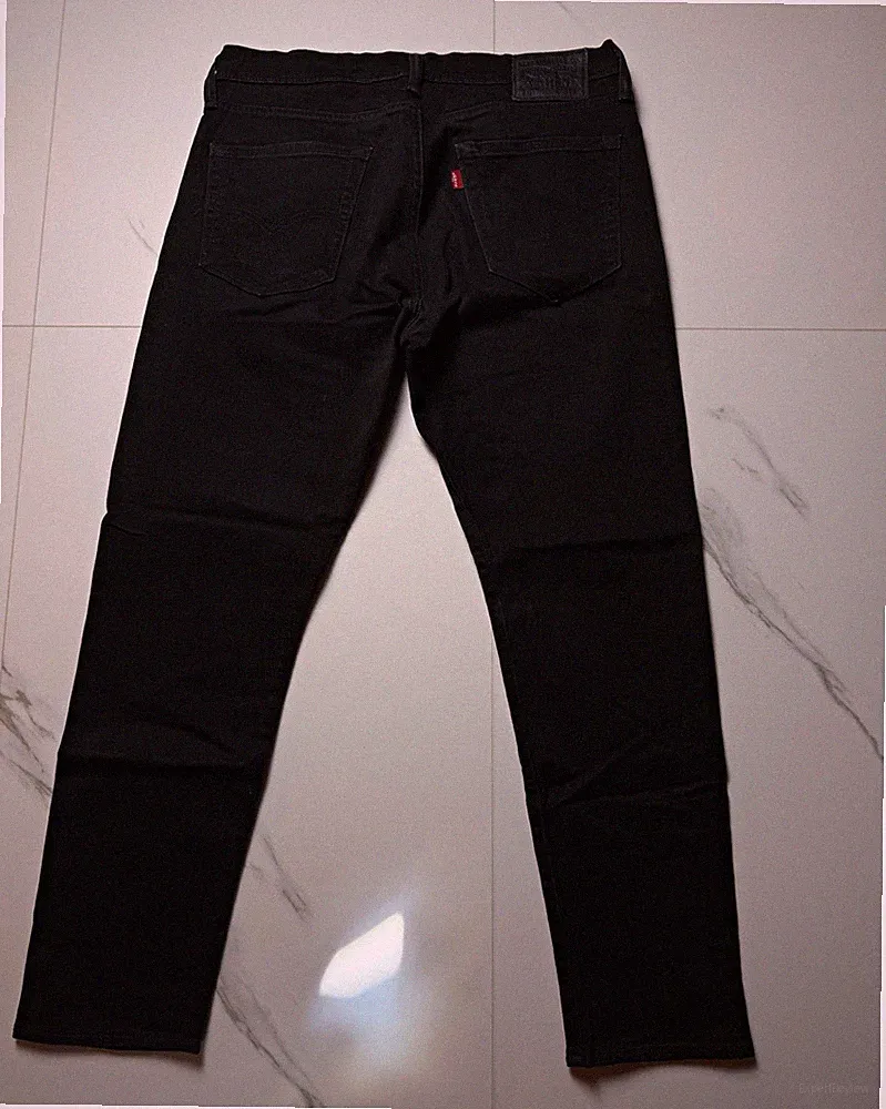 Levi's 512 Herren Jeans schwarz Denim Gr. 34 L30 Slim Tapered Stretch