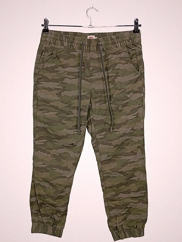 Levi's Camouflage Jogger Herren Jogginghose Grün Gr. S Casual Streetwear