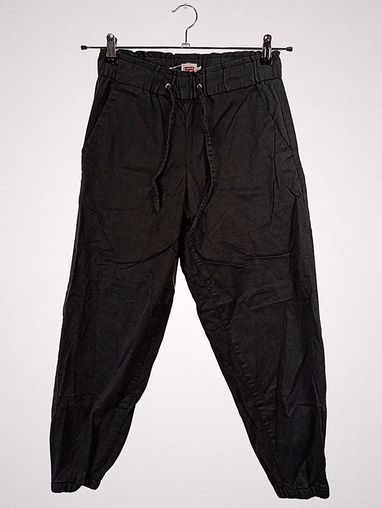 Levi's Damen Jogginghose Jogger Schwarz Gr. XS Baumwolle Casual
