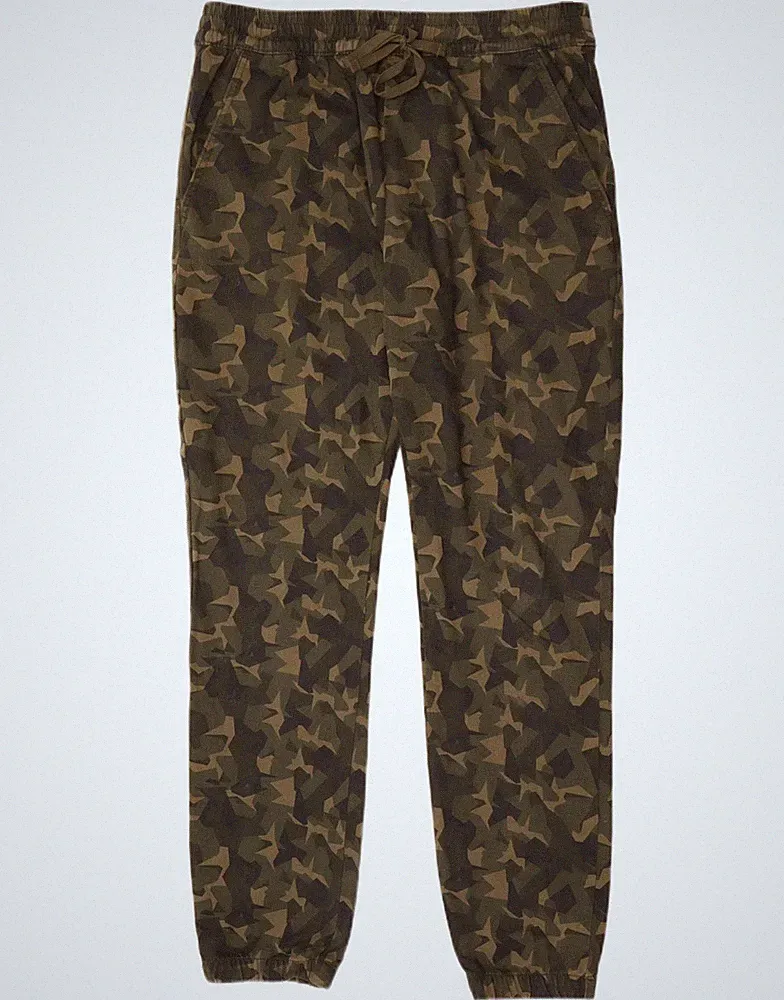 Levi's Herren Jogginghose Chino Hose Medium W32 L30 Khaki Camouflage Baumwolle BS35