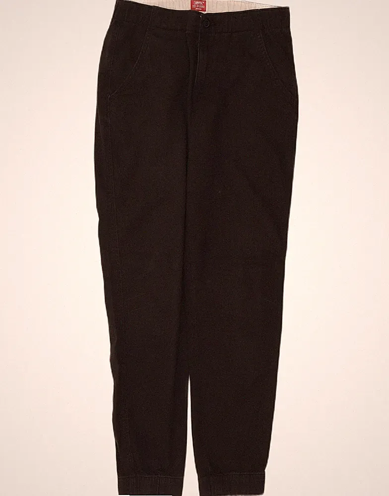 Levi's Herren Jogginghose Chino Hose Small W29 L29 Schwarz Baumwolle CN21
