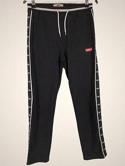 LEVI'S Sweatpants/Trousers Damen W28 L27 Schwarz Baumwolle