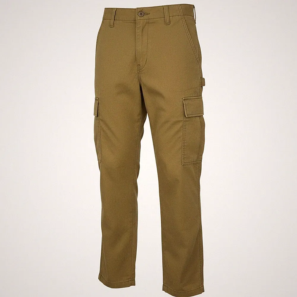 Levi's XX Cargo Herren Hose W32/L30 Brown Gerade Reißverschluss Fly Nutz Fächer