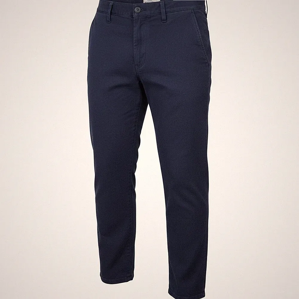 LEVI'S XX Chino Herren Jeans Trousers W30/L32 Blau Authentic Fit Zip Fly