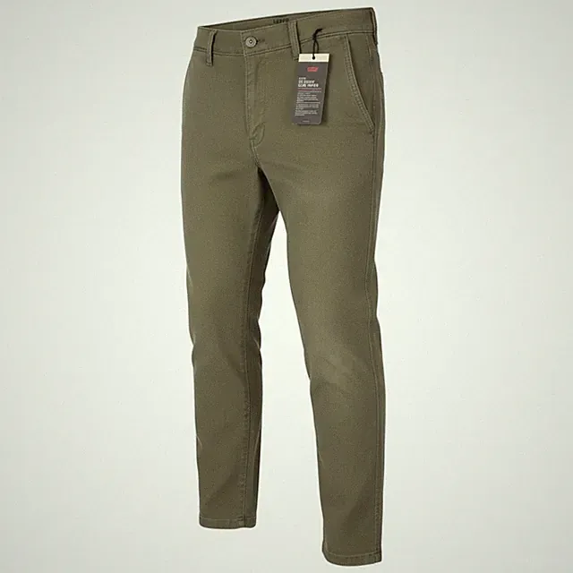 LEVI'S XX Chino Herren Slim Taper Stretch Trousers W31/L30 Grün