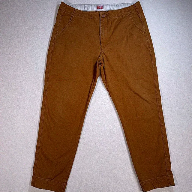 Levi's XX Chino Jogger Pants Men's L 37x28 Brown Tapered Stretch Drawstring