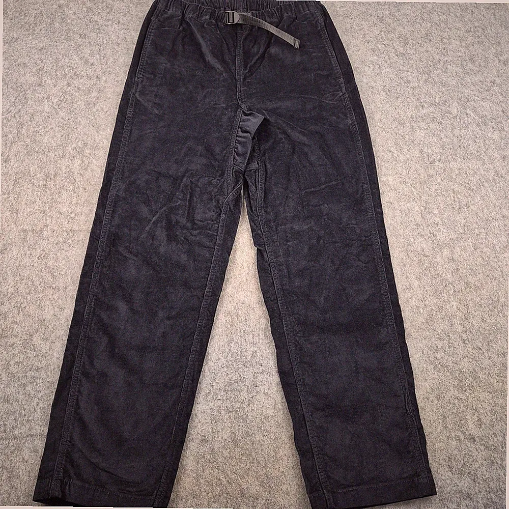 Levis Hose Herren W30 L31 blau Cord Jogginghose mit Gürtel Gummibund