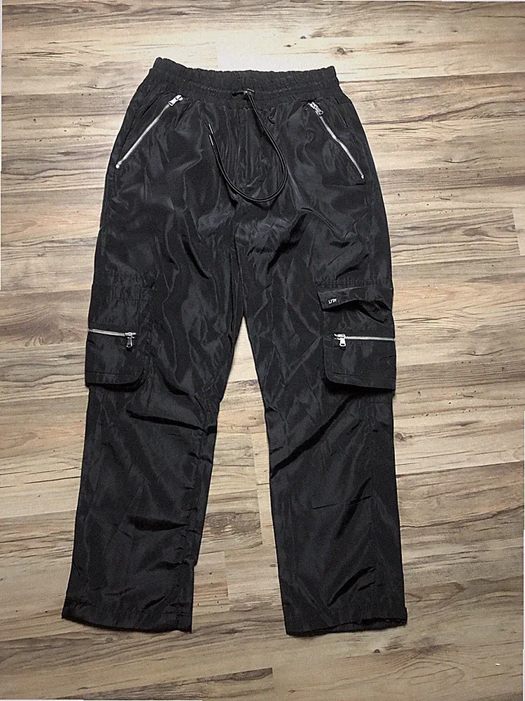 LFDY Live Fast Die Young Cargo Basic Hose Jogger Jogginghose Schwarz Größe S NEU