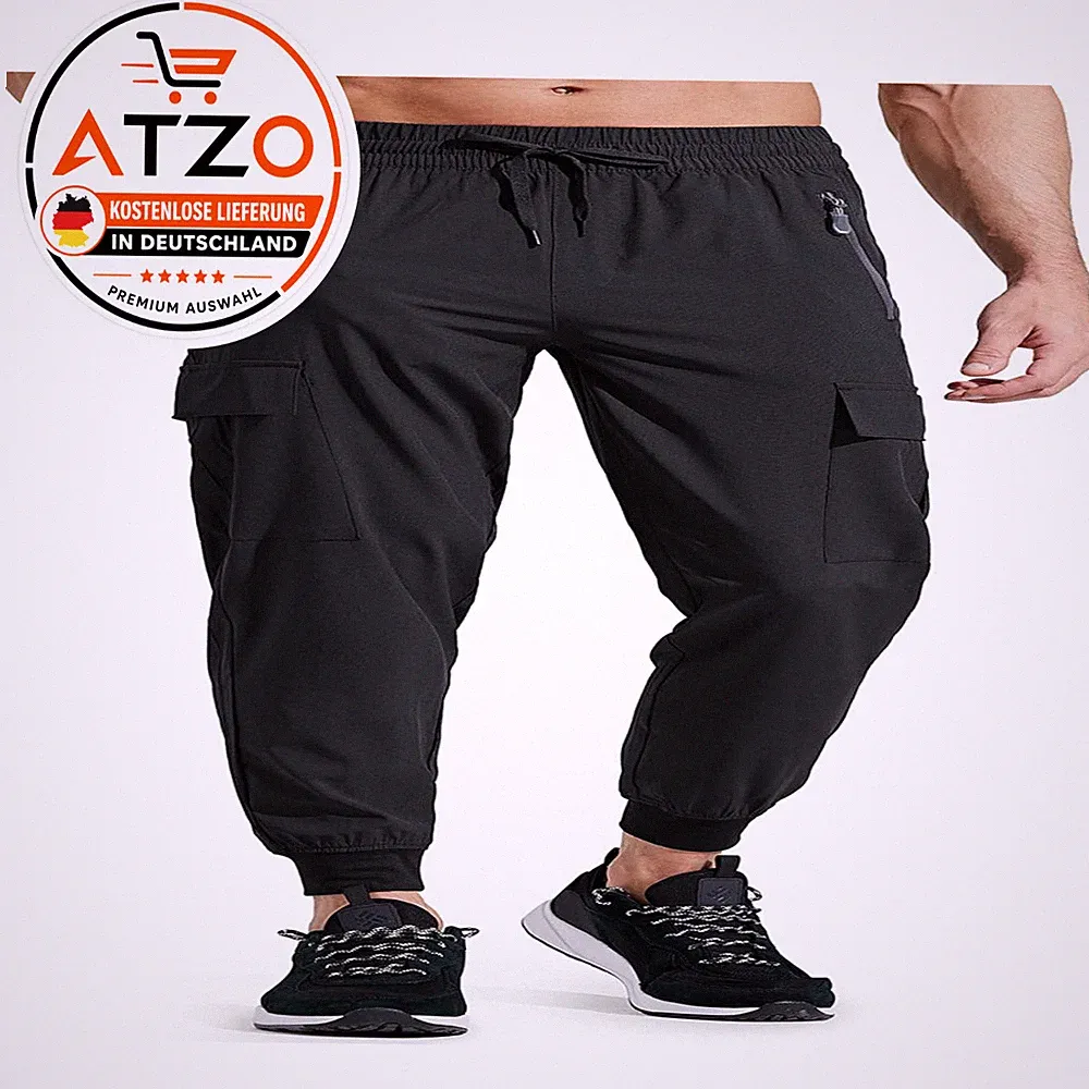 Libin Jogginghose Herren Leichte Wanderhose Cargohose Outdoorhose Trekkinghose