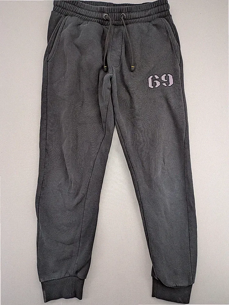Livergy Herren Jogginghose Sweatpants M 48/50 anthrazit grau Kordelzug Bündchen