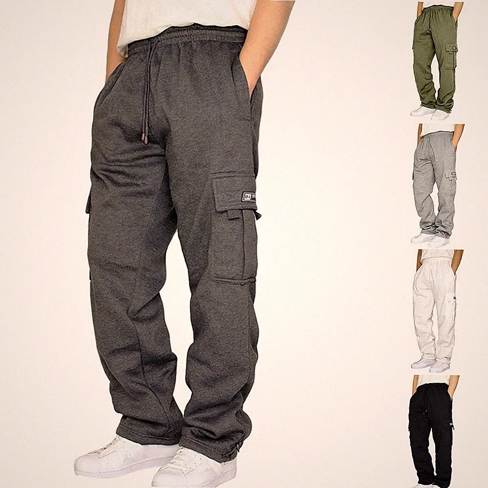 lockere Cargo-Jogginghose für Herren Sportbekleidung mit und K