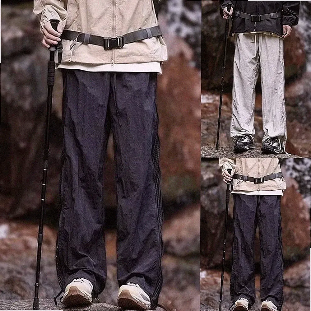 Lockere Cargohose gerade Herrenhose Outdoor schnelltrocknend Jogginghose