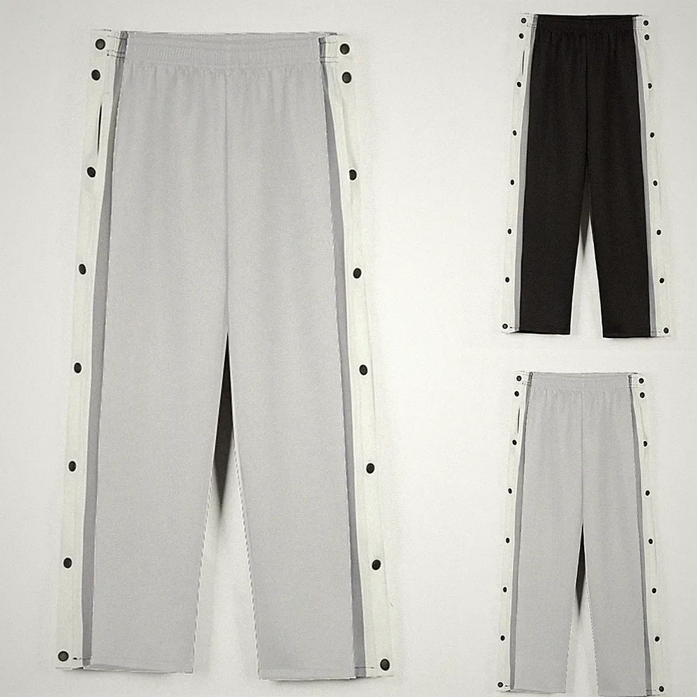 Lockere Herren-Sporthose Knopfleiste Jogginghose bequeme Passform vier Jahreszei