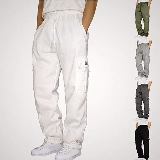 Lockere Jogginghose elastischer Bund Hose ideal für normale Kleidungslä