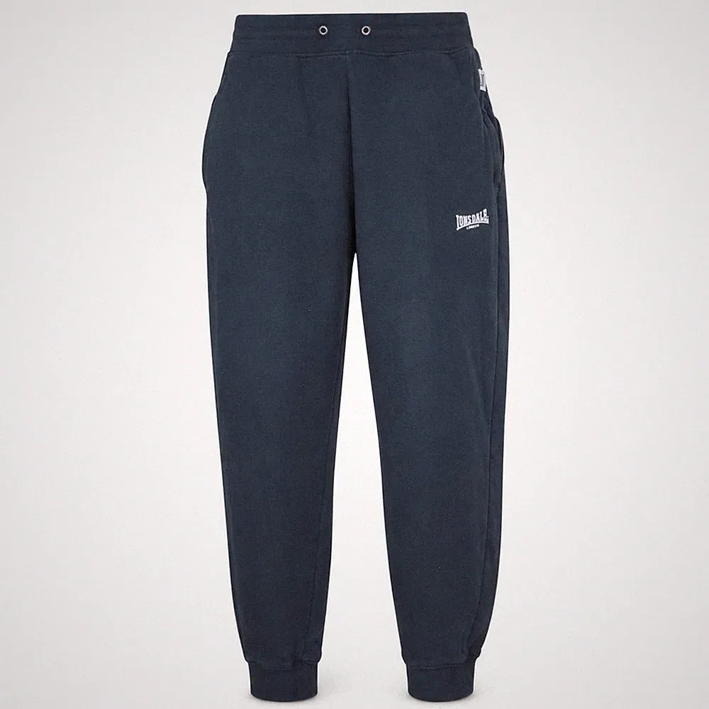 Lonsdale Herren Jogginghose Größe L Blau Freizeit Gummibund Logo