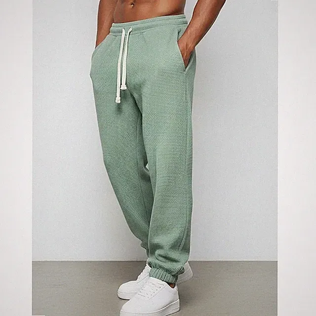 Loose Fit Freizeithose für Herren Gummibund Jogginghose Ganzjahreseinsatz