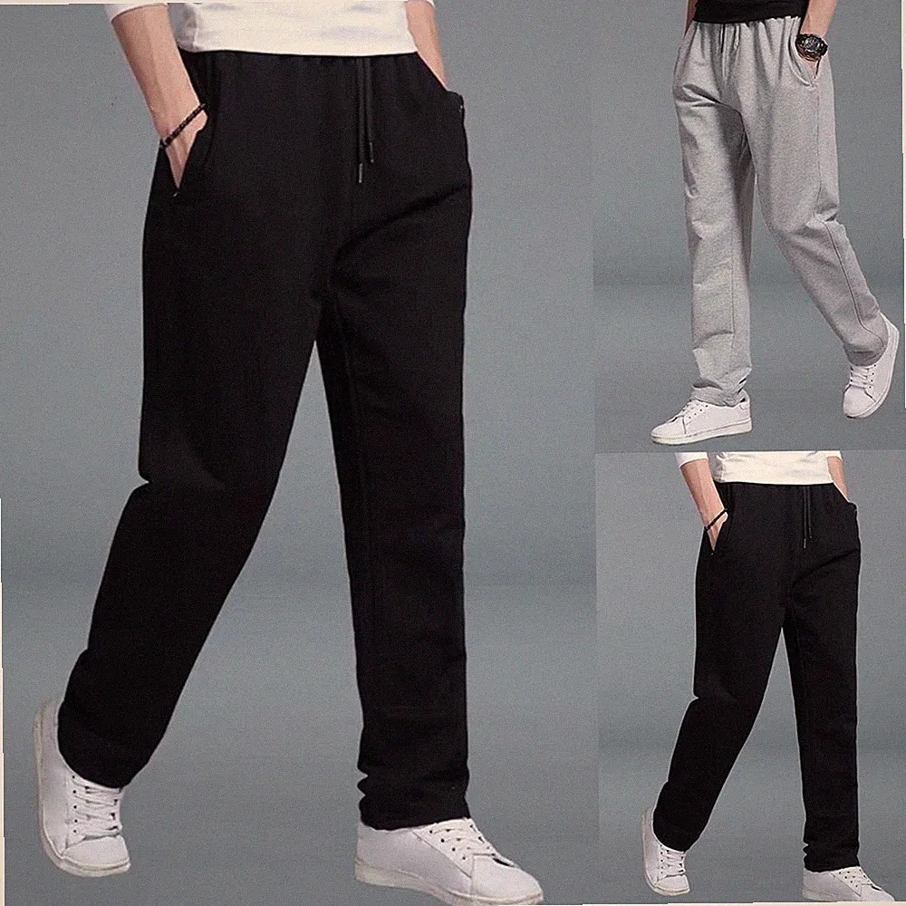 Loose Fit Herren Jogginghose für Laufen Gym Workout Sweatpants für sch
