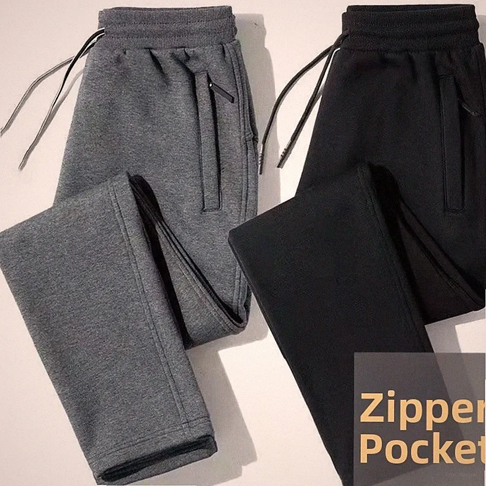 Loose Fit Herren Jogginghose Polyester gerades Bein Jogger für Frühling Sommer