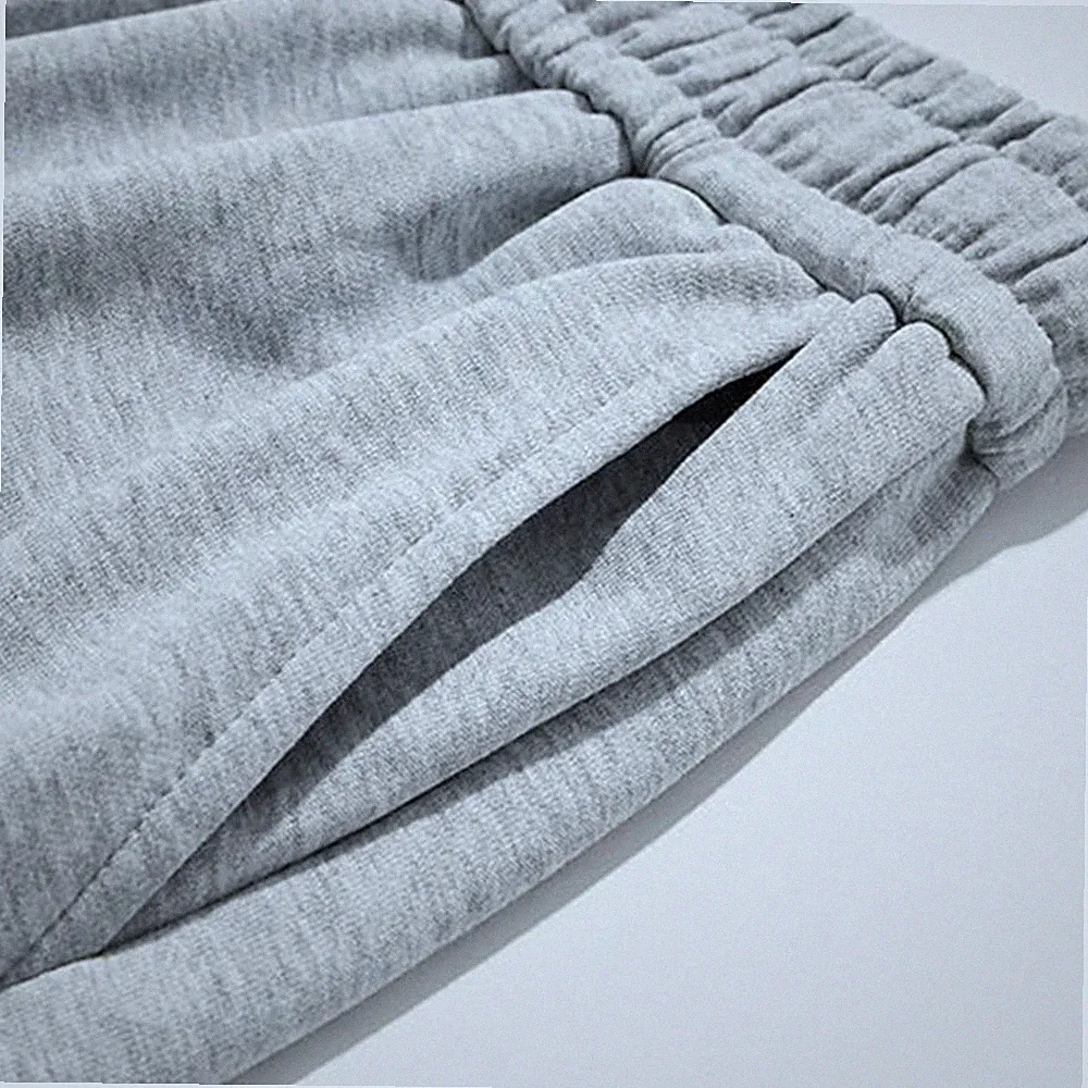Loose Fit Herren Jogginghose Polyester Stoff Gummibund für das ganze Jahr