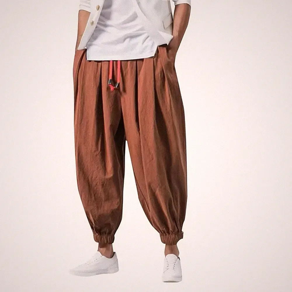 Loose Fit Oversize Jogginghose Baggy Silhouette durchgehender Stretchstoff