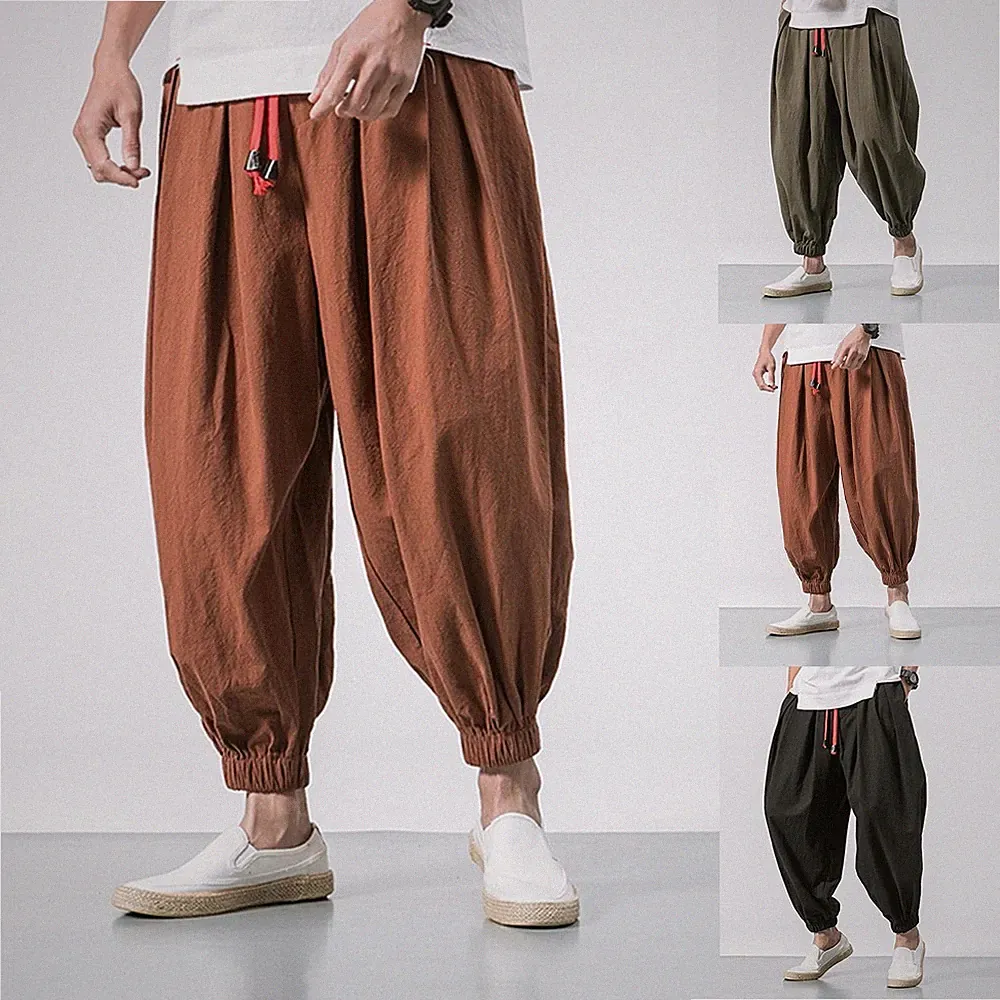 Loose Fit Oversize Jogginghose Gummibund Einfarbig Stretchstoff