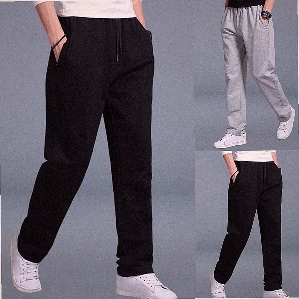 Loose Fit Straight Cut Herren Jogginghose Sweatpants für Laufen Fi