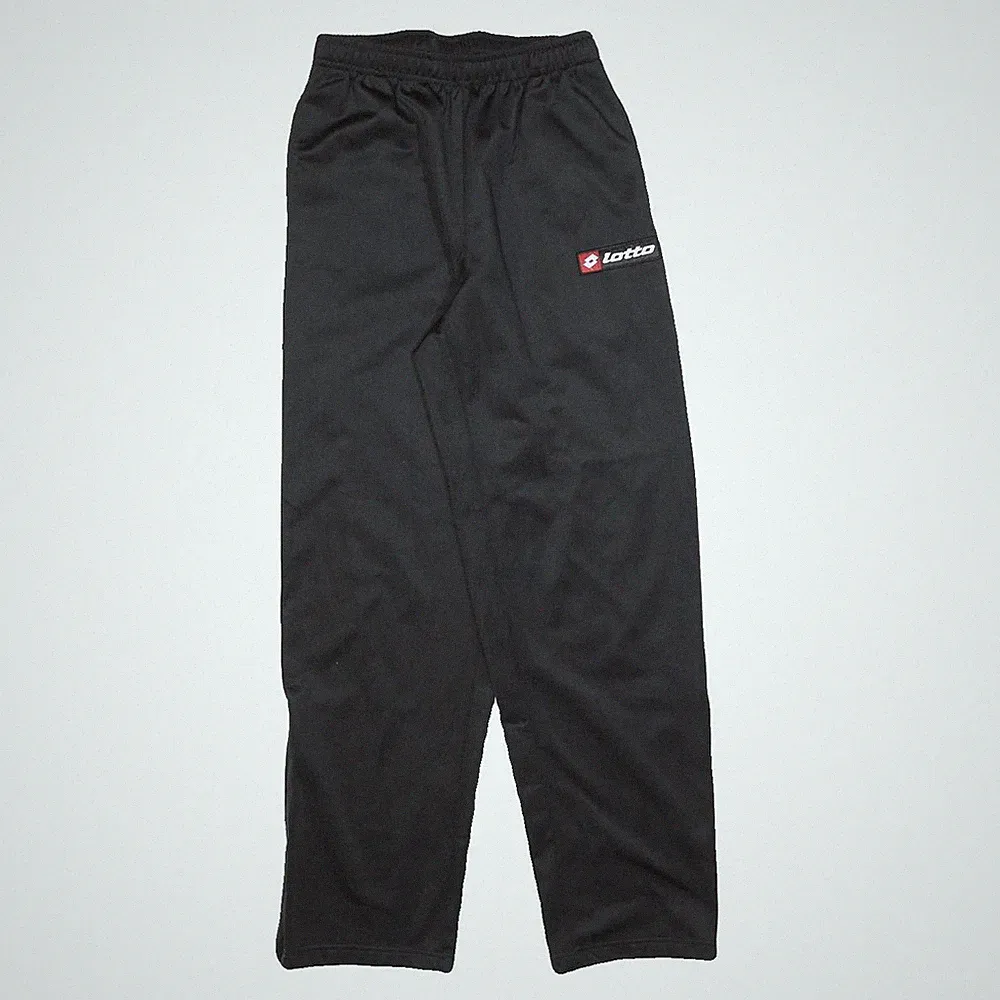LOTTO Herren Jogginghose SCHWARZ S W24 L30 Regular Konisch Polyester Mischung
