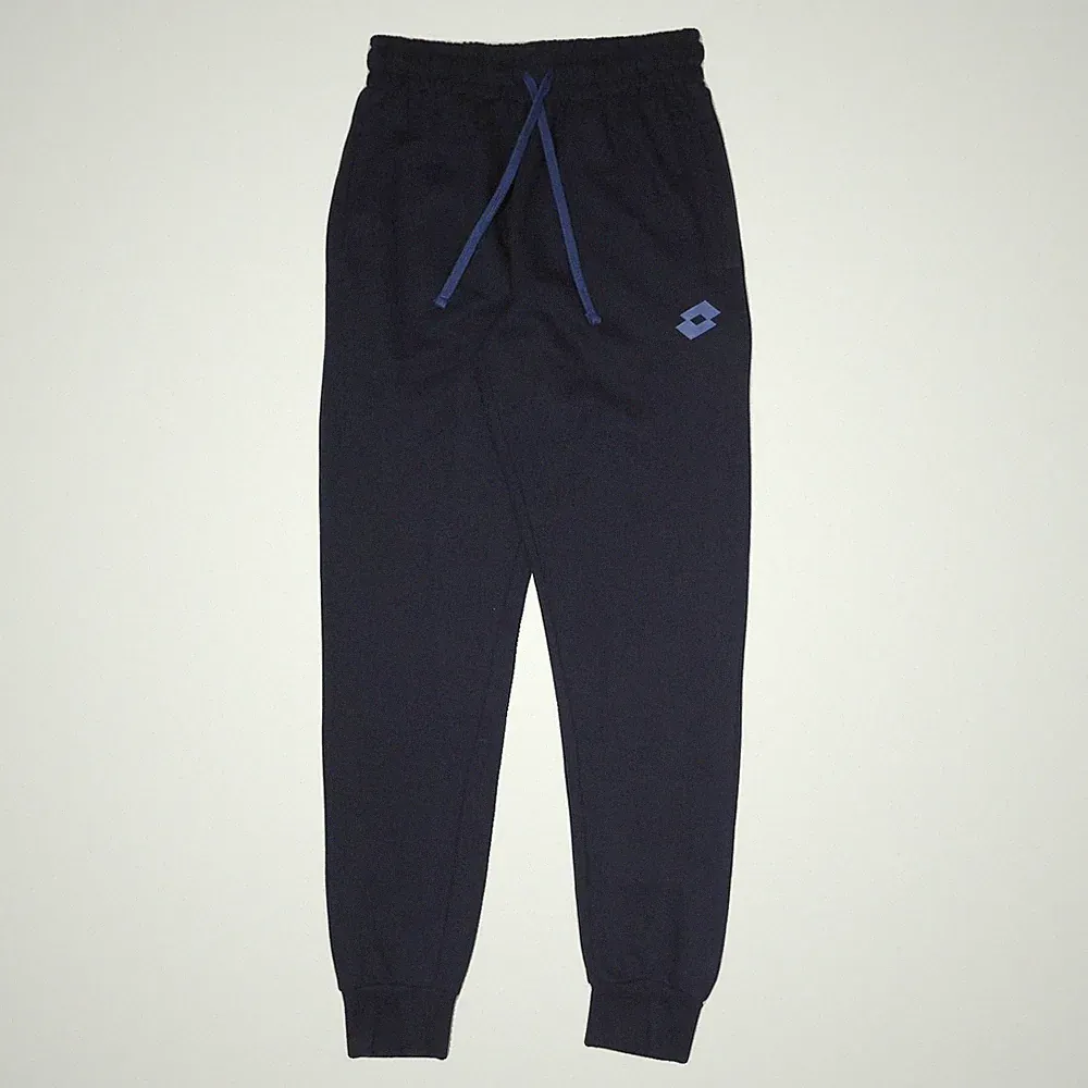 LOTTO Herren Jogginghose Slim Tapered Baumwoll-Mix Navy W28 L30