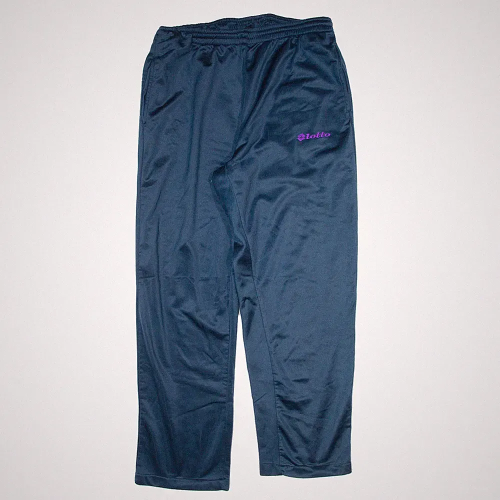 LOTTO Herren Sweatpants Blau Gerade XL W34 L28 Freizeithose