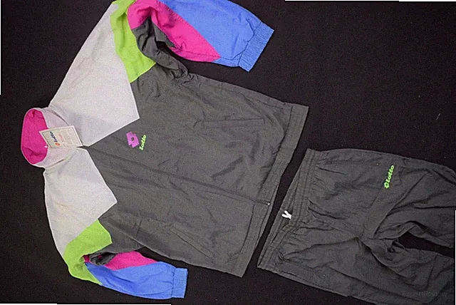 Lotto Vintage Trainings Anzug Track Jump Suit Sport Jogging 90er Nylon Italia L