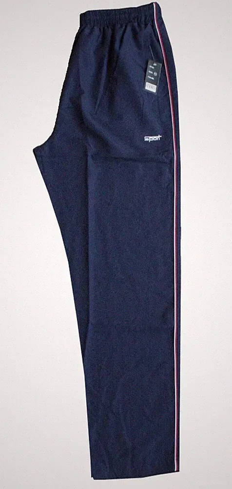 Luftig leicht Jogginghose, Sport,-Trainingshose Beige, Blau, Schwarz & Grau Qmt3