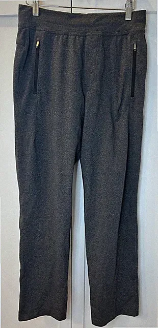 Lululemon Discipline Athletic Pants Charcoal Gray Zip Pockets Men's Size S VGUC