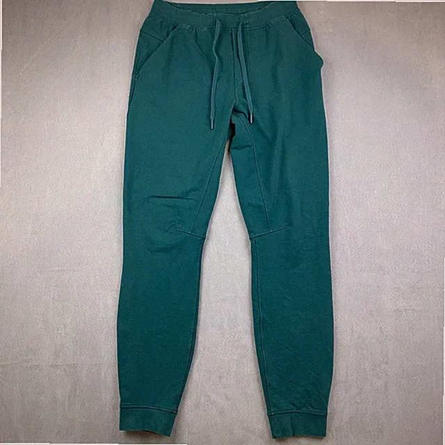 Lululemon Mens Sweatpants Medium Green Jasper City Sweat Jogger Tall 32" M5AJWT