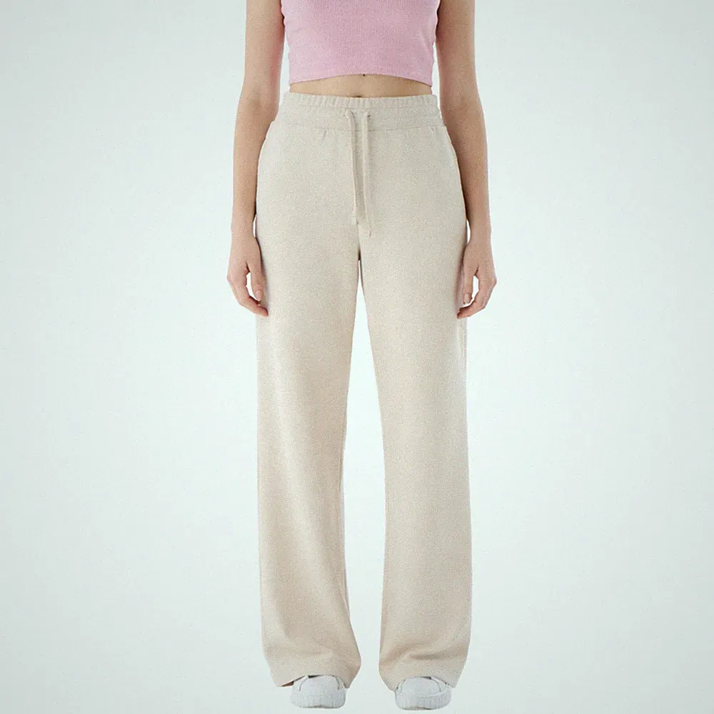 LUVIGANCE Damen Jogginghose High Waist Heavyweight Baumwollanteil