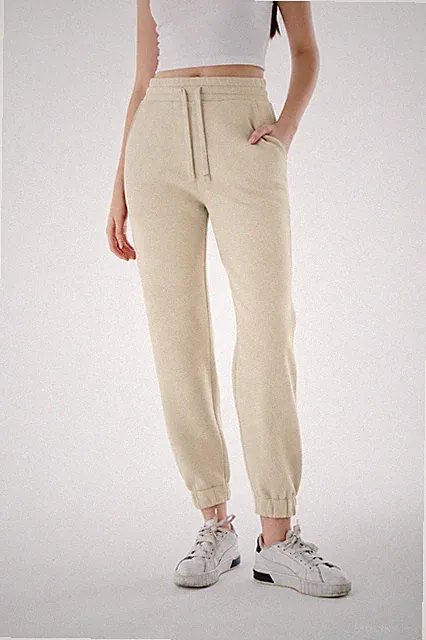LUVIGANCE Damen Jogginghose Sweatpants Heavyweight Baumwollanteil