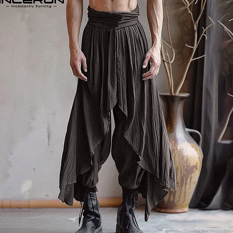 Männer Haremshosen Pumphosen Pluderhosen Hosenrock Hose Herrenrock Kilt Jogger