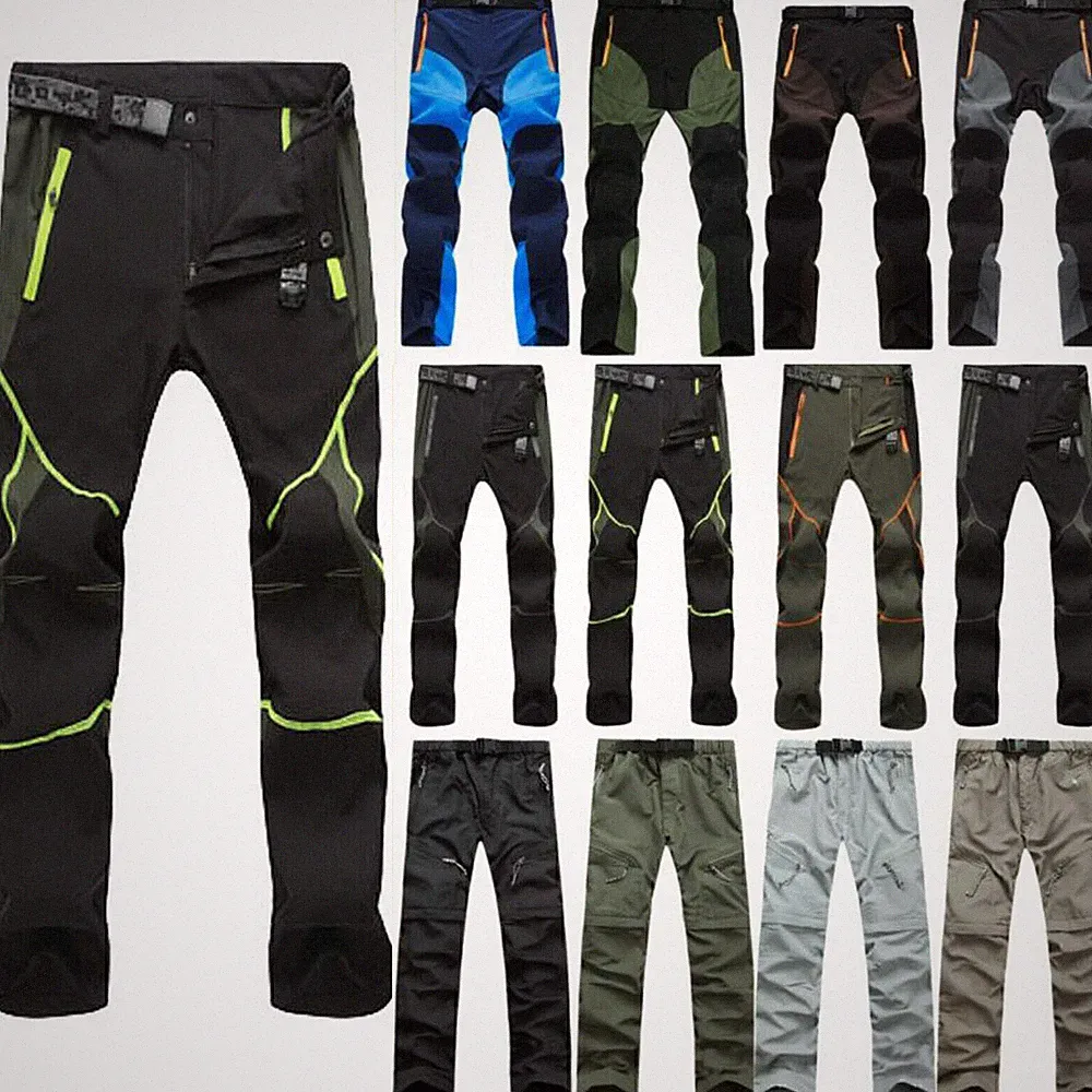 Männer Softshellhose Outdoor Wandern Wanderhose Trekking Quick Dry Lang Hosen