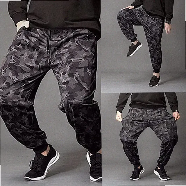 Männer Sporthosen Fitness Jogger Jogginghose Schlanke Lange Polyester