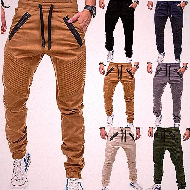 Mann Cargo Joggers Sporthose Jogginghose Sweatpants Trainingshose Hose DE