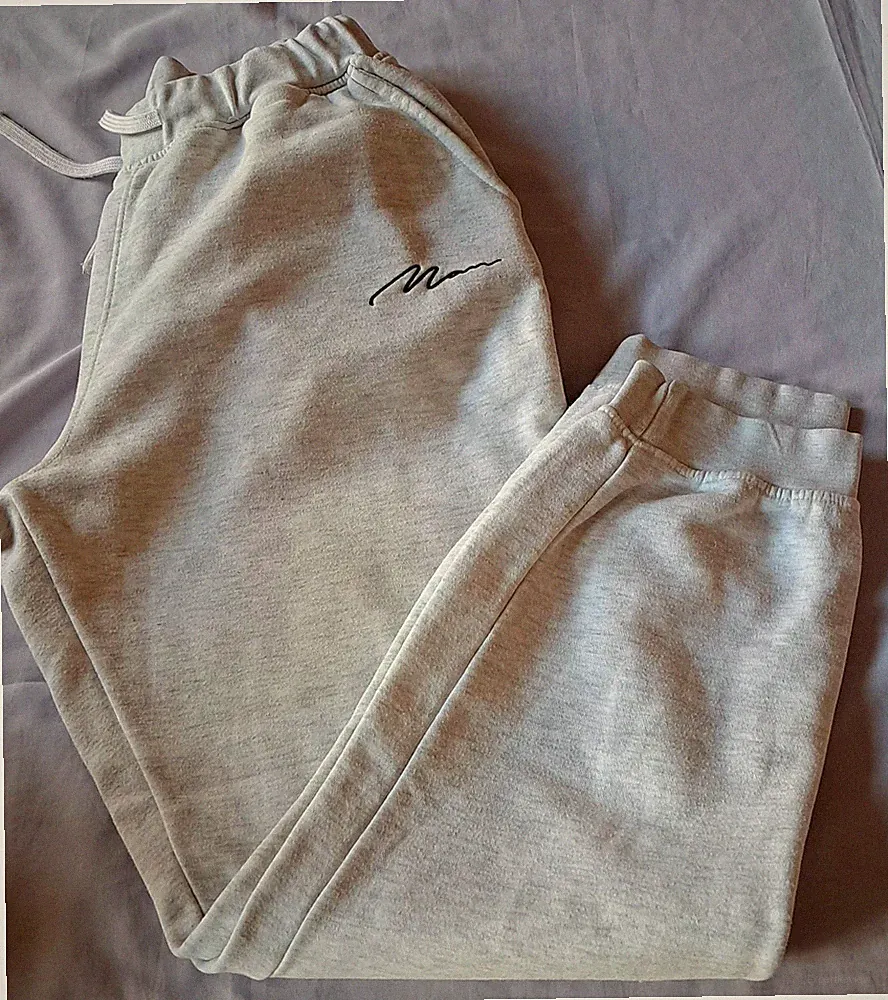 Marken Jogging Hose MAN GR:M wie S grau NP:39,90⚠️S.MAß!getr.gut