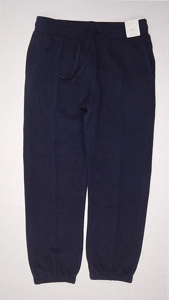 Marks and Spencer Jogginghose Herren Blau Baumwolle M Relaxed Fit
