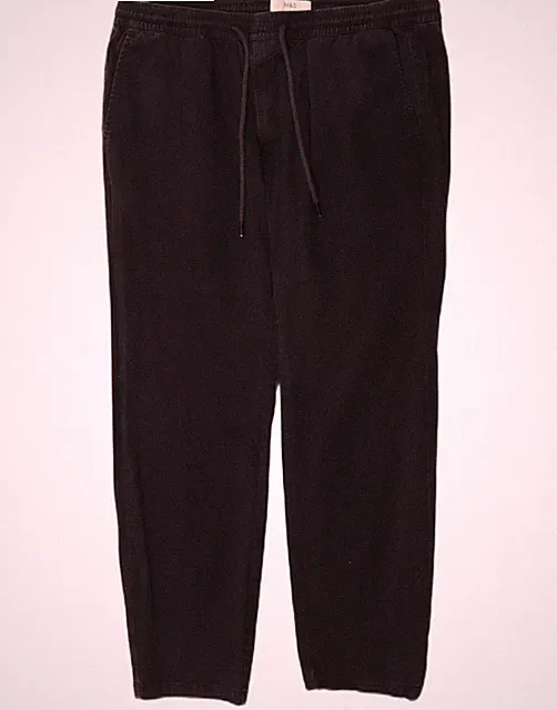 Marks & Spencer Herren Jogginghose Chino Hose Large W36 L29 Navy Blau Baumwolle DO11