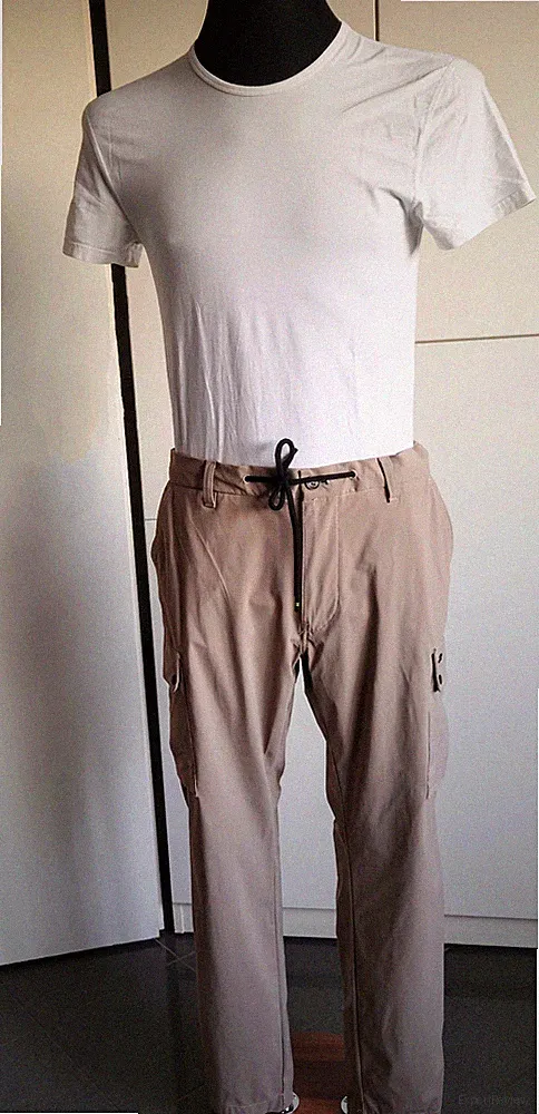 MASON'S coole Herren Cargo-Jogginghose beige Gr. 54 gebraucht
